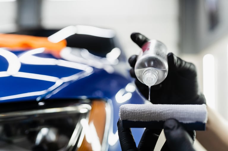 Ceramic coating application